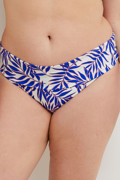 MOON MAILLOT DE BAIN CULOTTE MAXI MULTICO BLANC