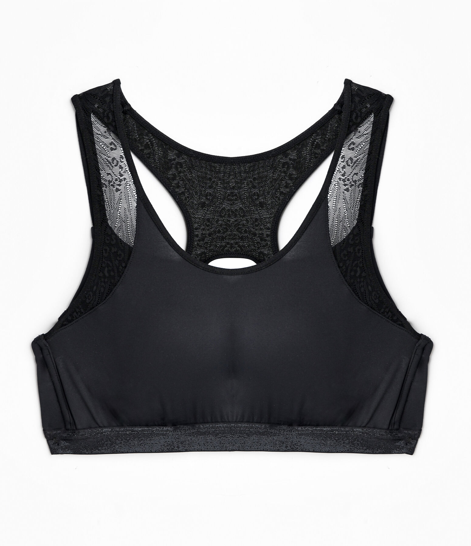 OLENA Brassiere coques armatures NOIR