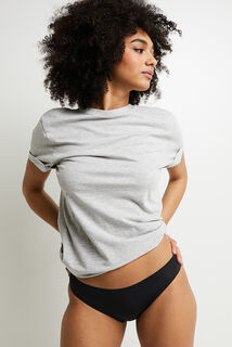 BEE CULOTTE MICROFIBRE ET DENTELLE NOIR