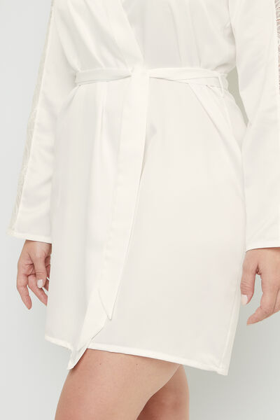 TINA DESHABILLE DENTELLE BLANC