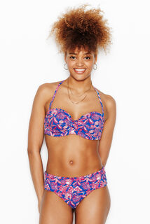 PUNCH MAILLOT DE BAIN BANDEAU MULTICO BLEU