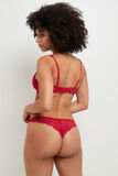 DENTELLE TANGA DENTELLE ROUGE