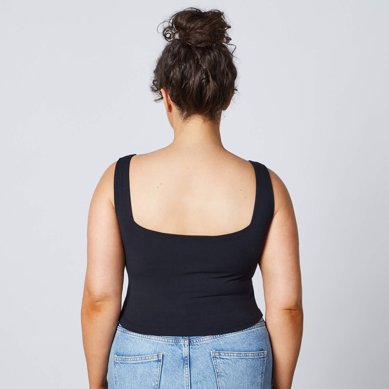 INDIE DEBARDEUR CROPTOP NOIR