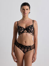 AGNES SOUTIEN-GORGE CORBEILLE NOIR