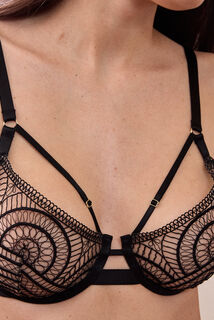 FELIN SOUTIEN-GORGE  EMBOITANT NOIR