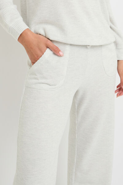 PANATALON DE PYJAMA GRIS CLAIR