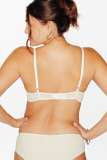 INES SOUTIEN-GORGE AMPLIFORME DENTELLE ECRU