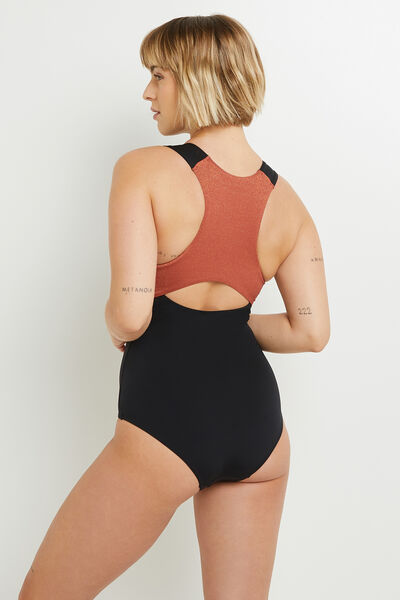 MAILLOT DE BAIN 1 PIECE SPORT NOIR
