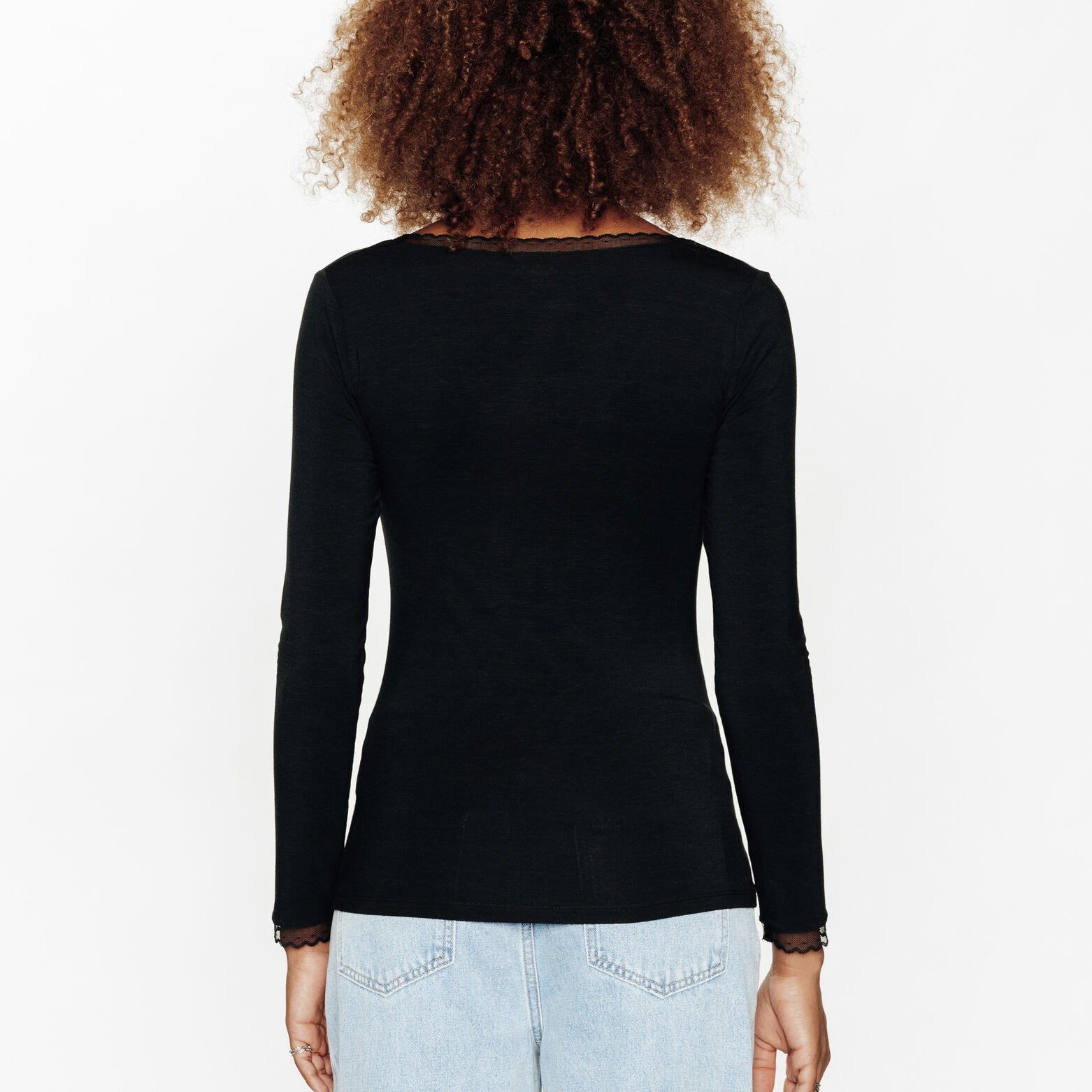 CANNELLE Tee-shirt manches longues NOIR