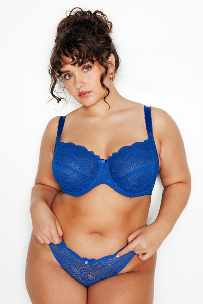 SOUTIEN-GORGE GRANDE TAILLE BLEU ROI