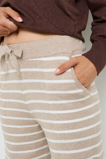 FEERIE PANTALON EN TRICOT BEIGE