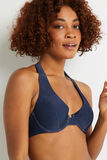JEANNE MAILLOT DE BAIN TRIANGLE ARMATURE MARINE