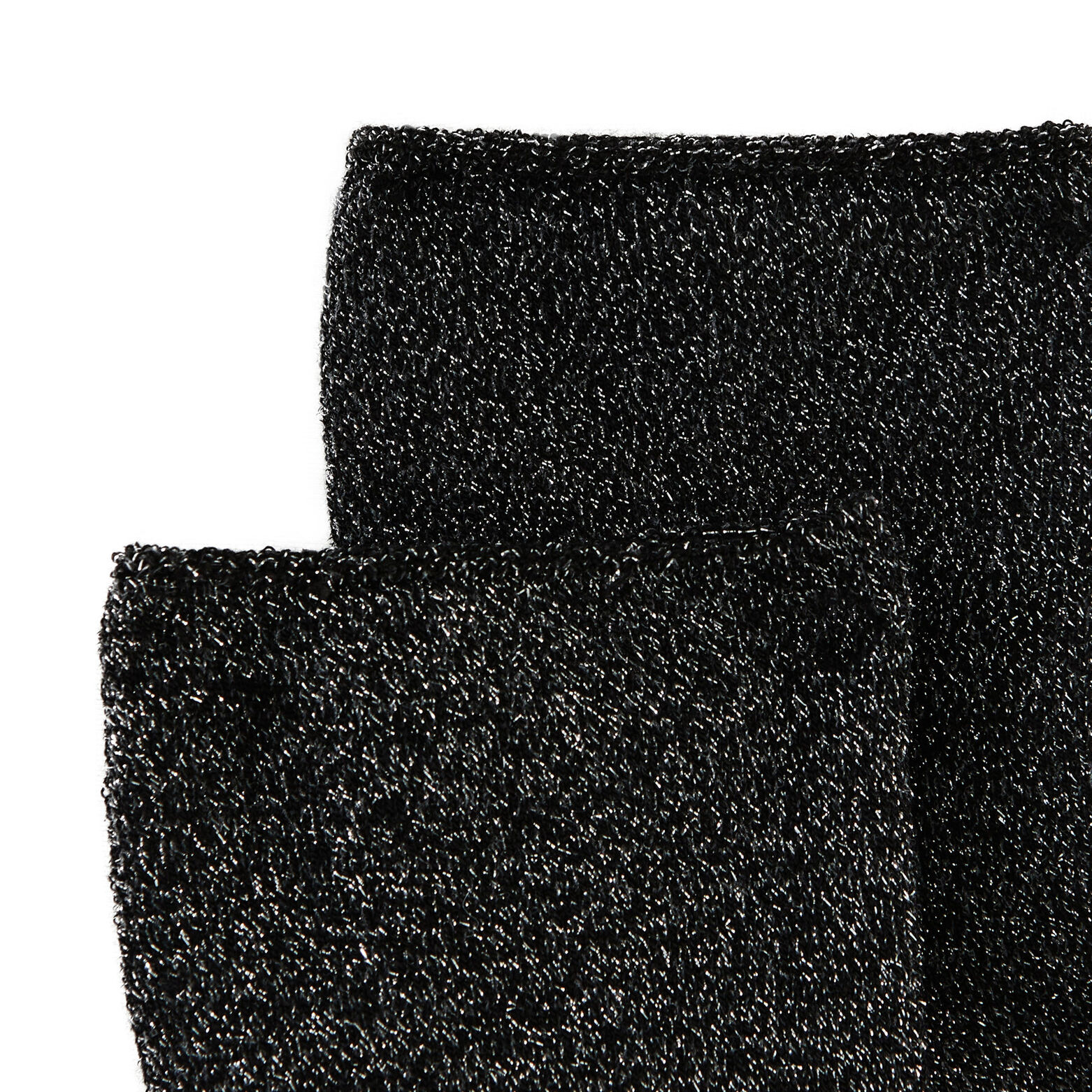 GALAXIE PAIRE DE CHAUSSETTES A PAILLETTES NOIR