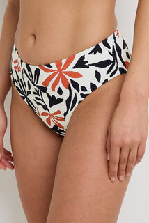 NEPAL Maillot de bain culotte haute MULTICO BLANC