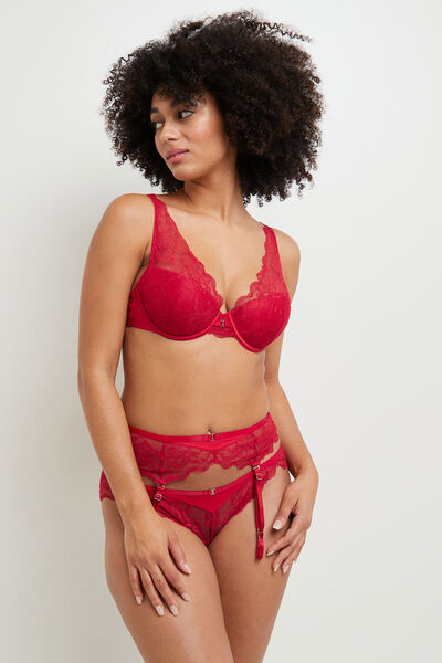 DIANA PORTE JARRETELLES ROUGE