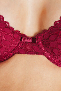 ISADORA SOUTIEN-GORGE AMPLIFORME FOULARD BORDEAUX
