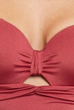 LEONIE MAILLOT DE BAIN 1 PIECE COQUE BORDEAUX