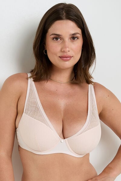 GWEN SOUTIEN-GORGE AMPLI DENTELLE POUDRE