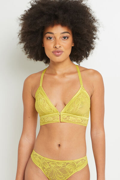 SOUTIEN-GORGE SANS ARMATURES JAUNE
