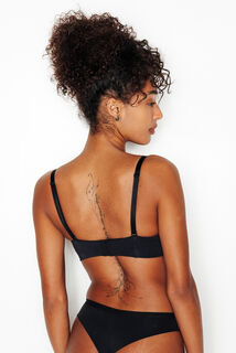 PERFECT SOUTIEN-GORGE AMPLI BANDEAU MICROFIBRE NOIR