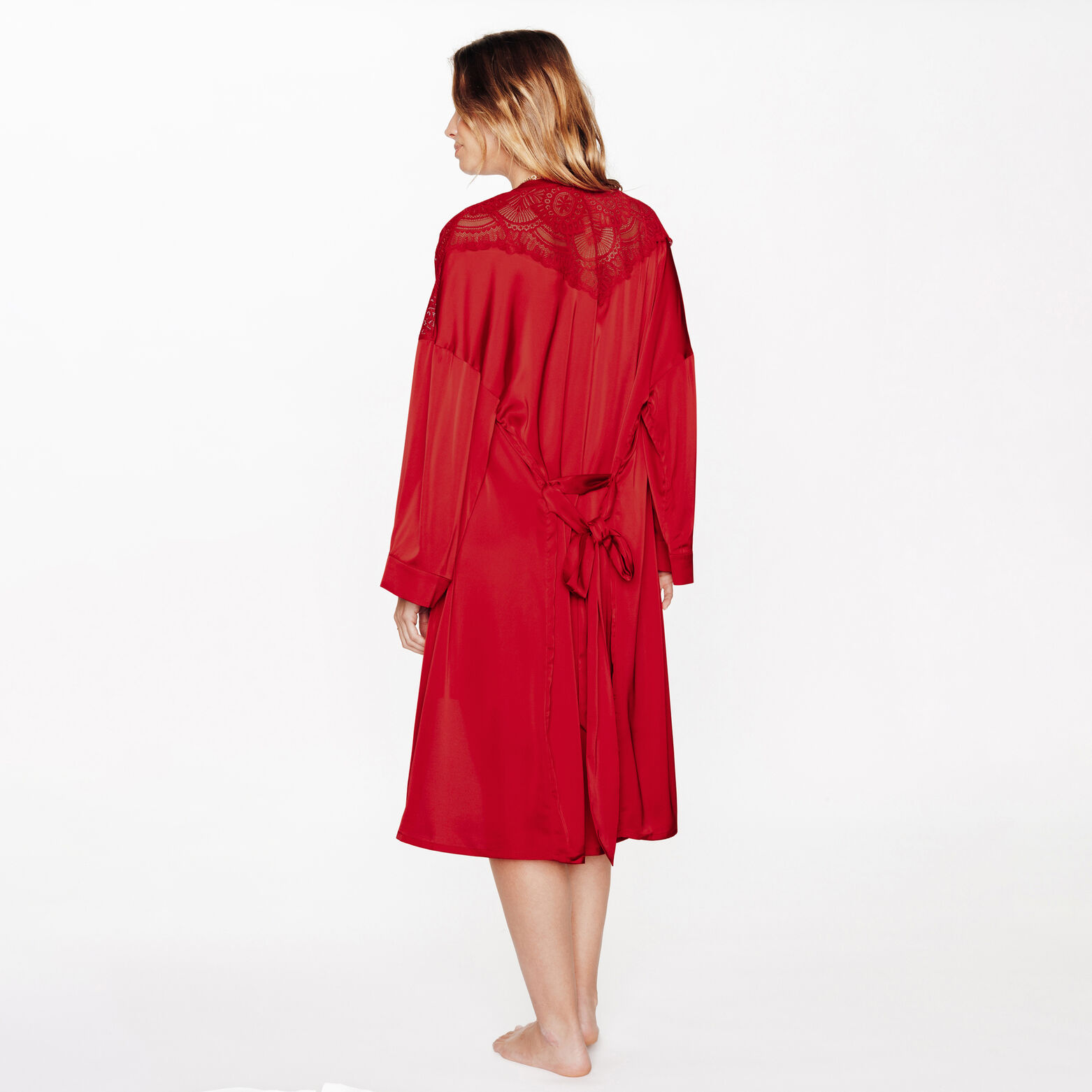 GLADIS KIMONO ROUGE