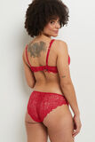 DENTELLE CULOTTE DENTELLE ROUGE