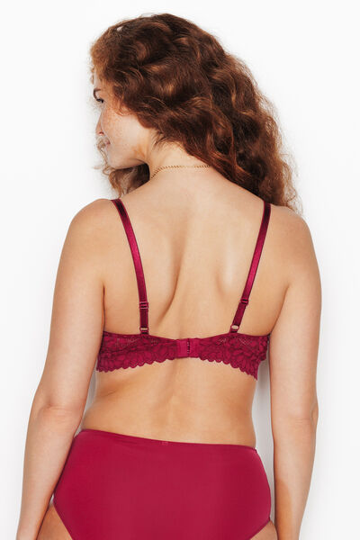 SOUTIEN-GORGE SANS ARMATURE BORDEAUX