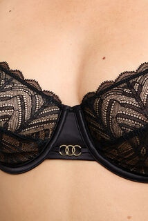 FEMME SOUTIEN-GORGE EMBOITANT DENTELLE NOIR