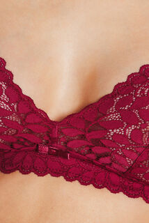 ISADORA SOUTIEN-GORGE SANS ARMATURE BORDEAUX