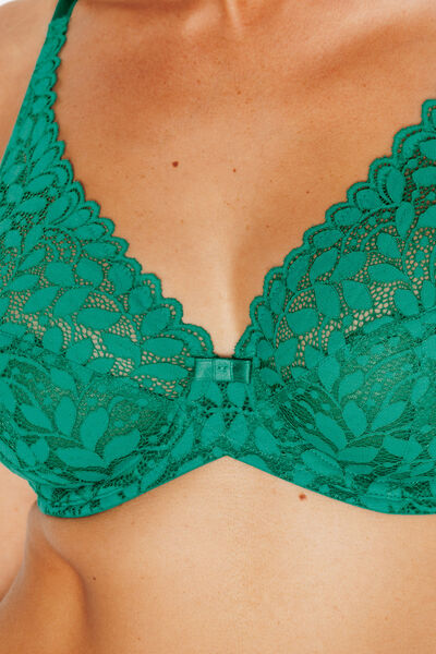 SUBLIME SOUTIEN-GORGE FOULARD EMBOITANT VERT