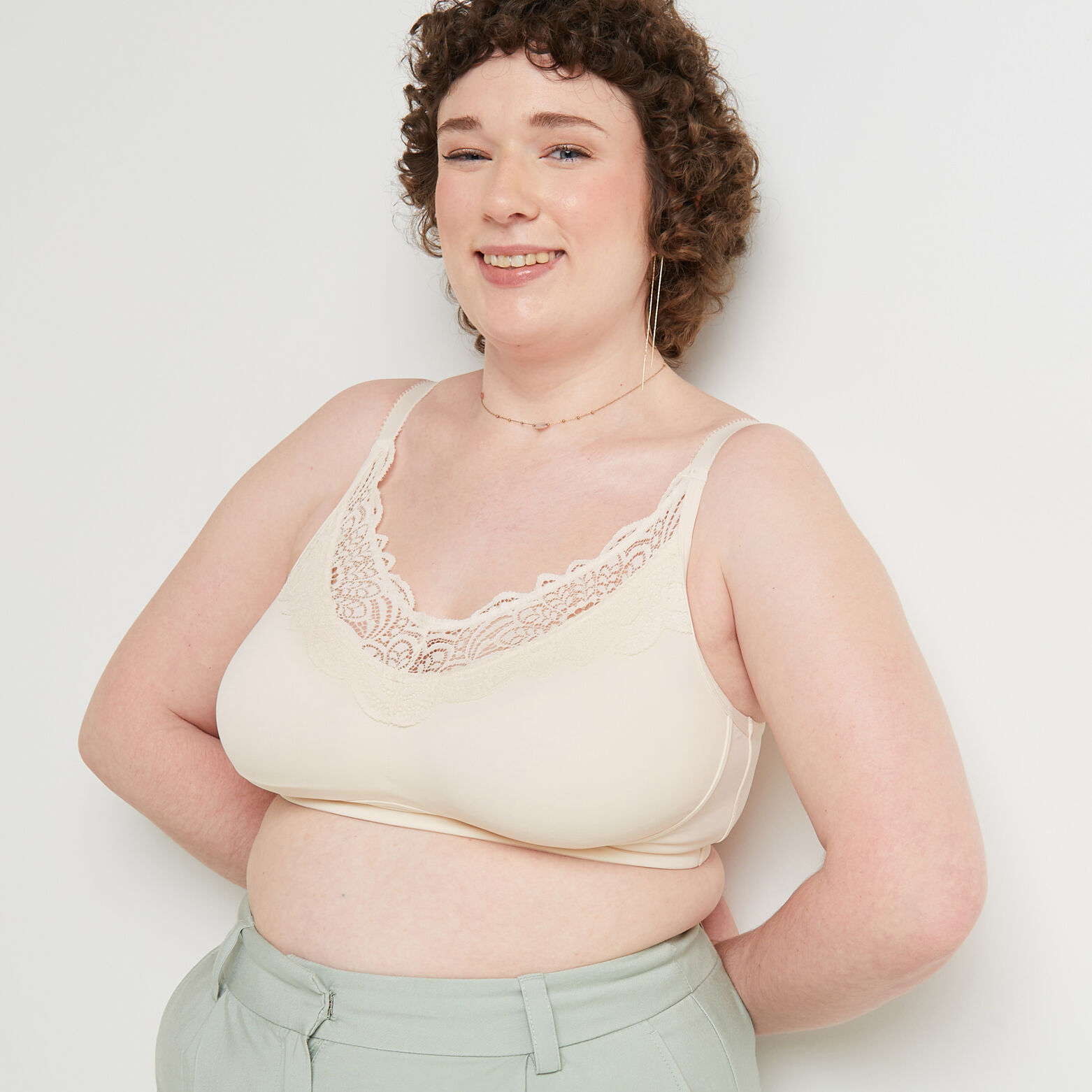 DENTELLE Soutien-gorge Post opératoire Brassière ECRU