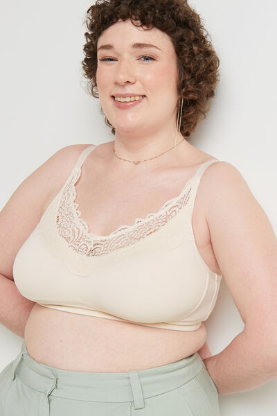 DENTELLE Soutien-gorge Post opératoire Brassière ECRU