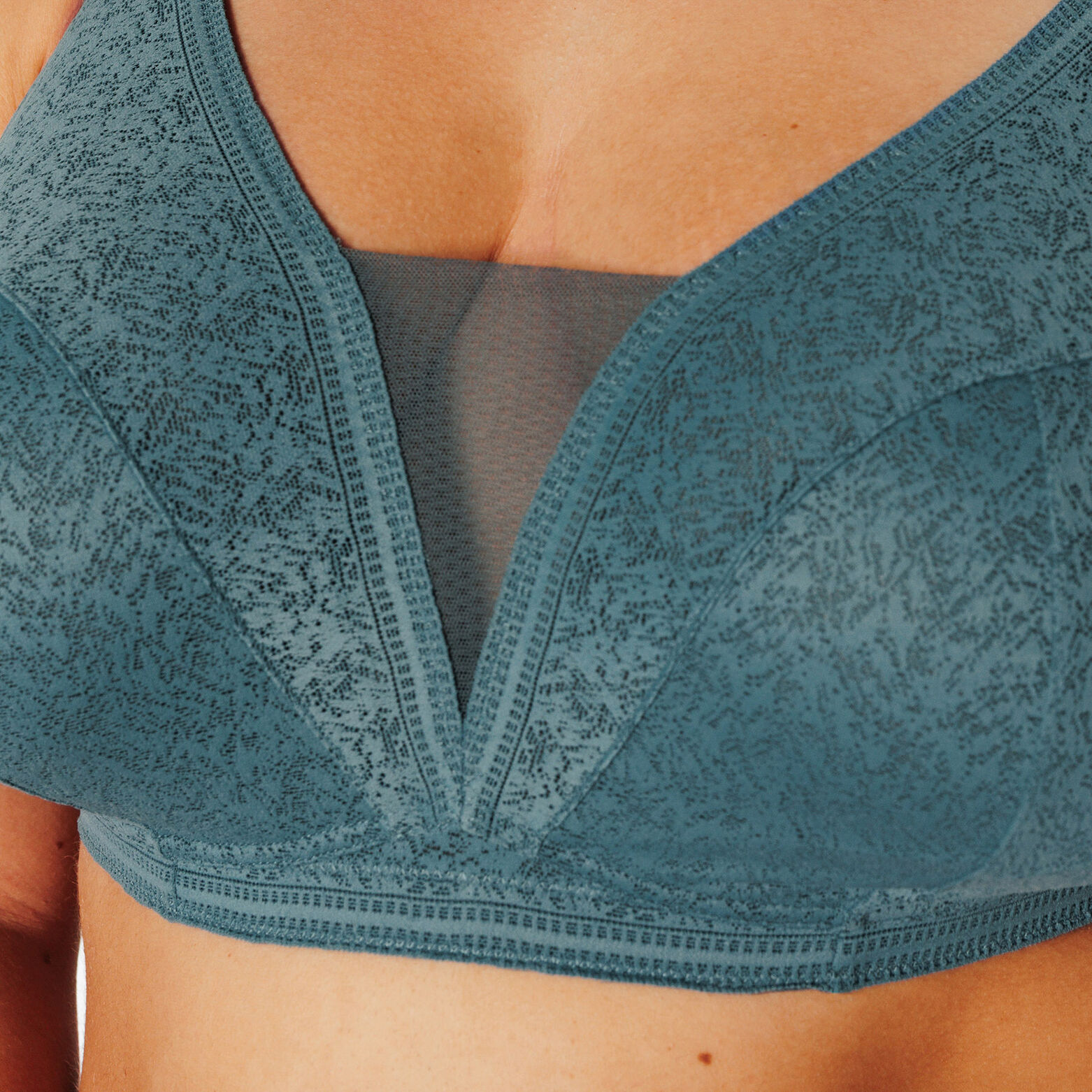 JULIANE SOUTIEN-GORGE SANS ARMATURES PETROLE