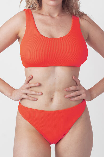 EPI BRASSIERE MAILLE GAUFREE ORANGE