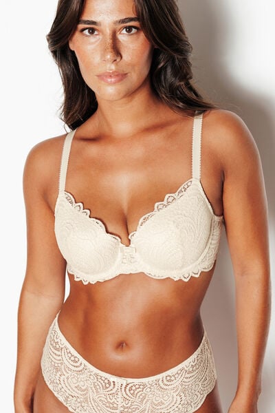 SOUTIEN-GORGE AMPLI DENTELLE ECRU