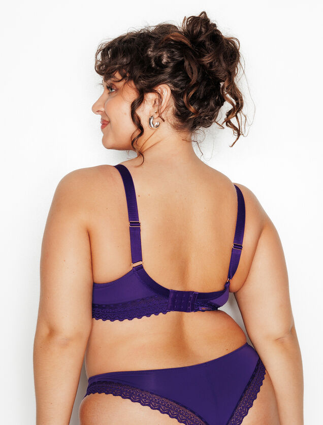 DOUCE SOUTIEN-GORGE GRANDE TAILLE VIOLET