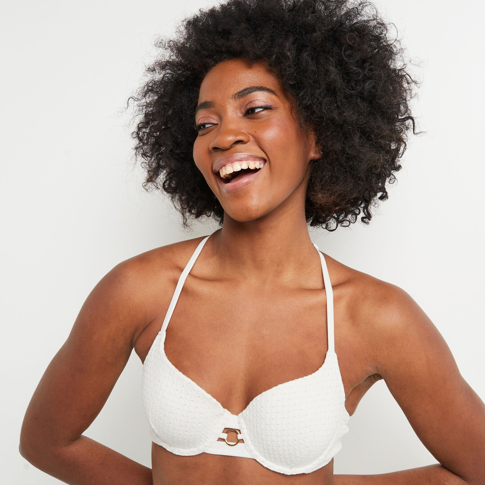 MAUD MAILLOT DE BAIN COQUE BLANC