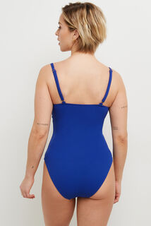 MALOU Maillot de bain 1 Pièce ampliforme BLEU