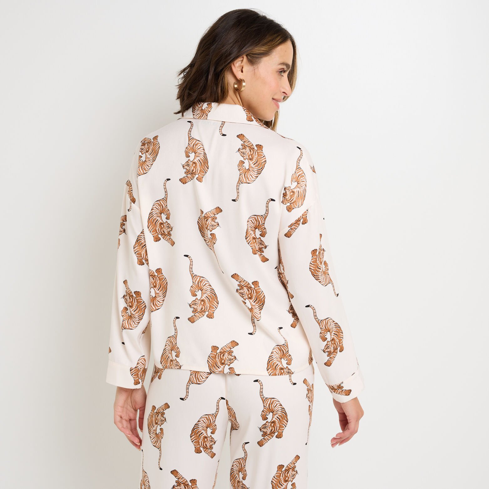 GRAMMY CHEMISE MANCHES LONGUES MULTICO BLANC