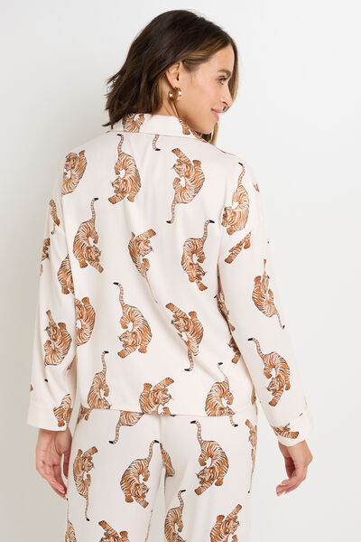 GRAMMY CHEMISE MANCHES LONGUES MULTICO BLANC