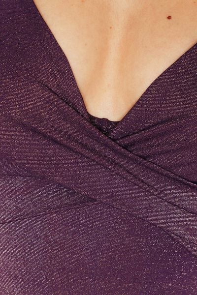 MAILLOT DE BAIN 1 PIECE GAINANT PRUNE