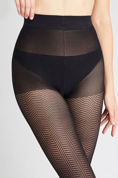 COLLANT FANTAISIE 50 DENIERS NOIR