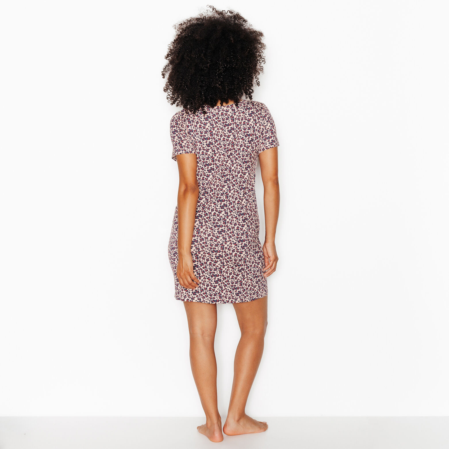 CAMILLE chemise de nuit MULTICO ROSE