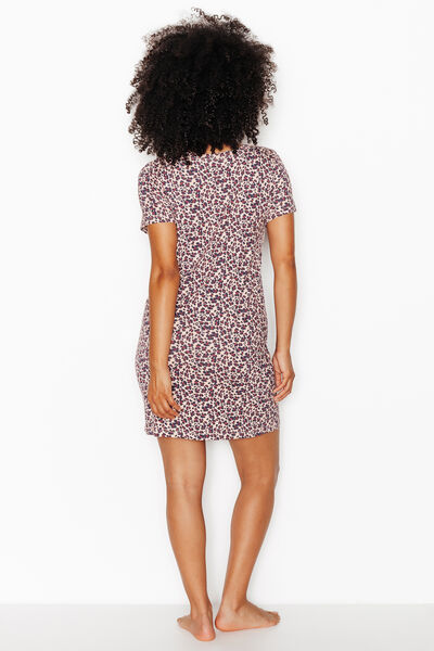 CAMILLE chemise de nuit MULTICO ROSE