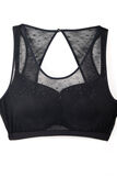 LUNA BRASSIERE TULLE NOIR NOIR