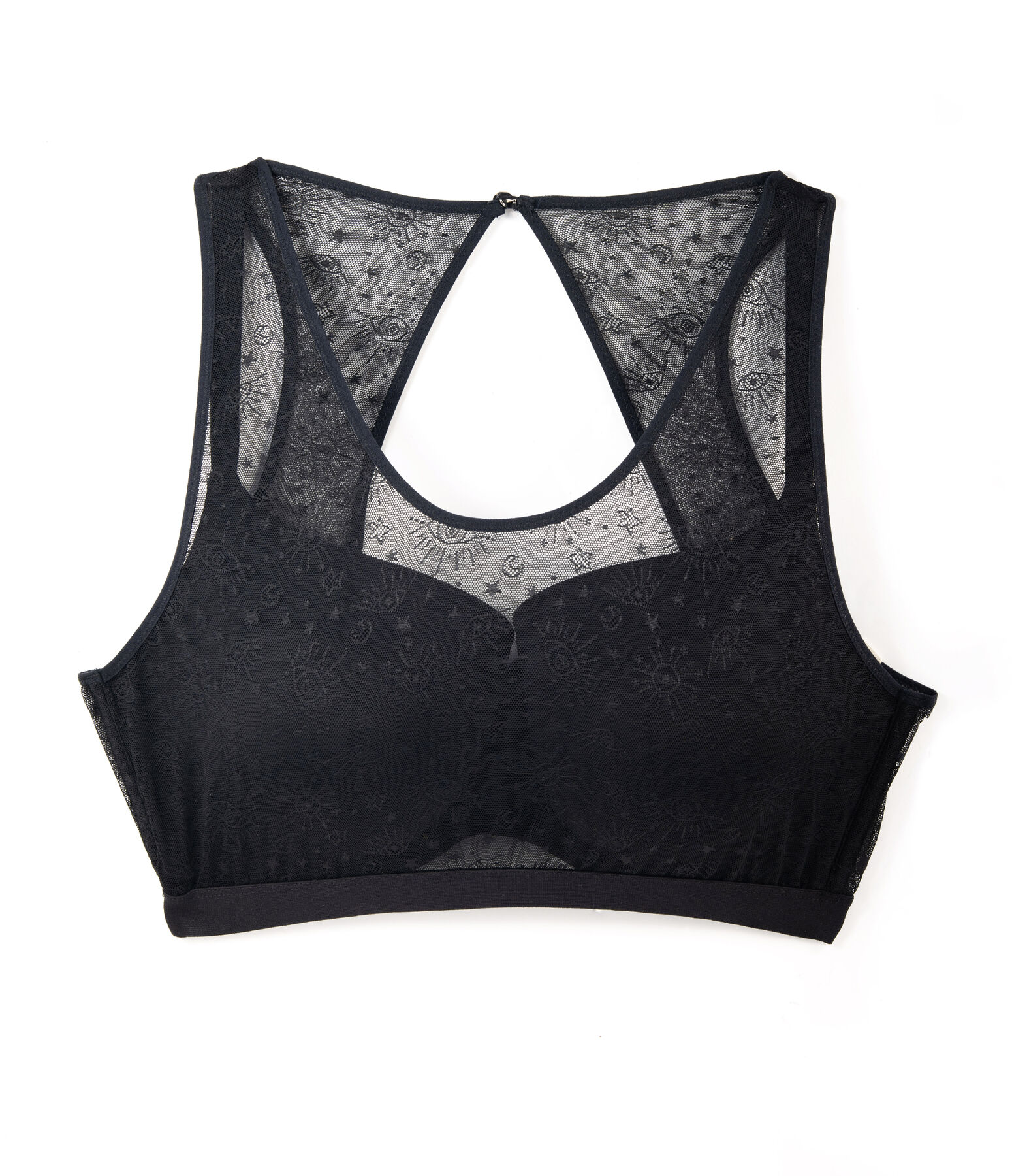 LUNA BRASSIERE TULLE NOIR NOIR