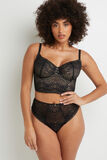 BEVERLY SHORTY STRING TAILLE HAUTE NOIR