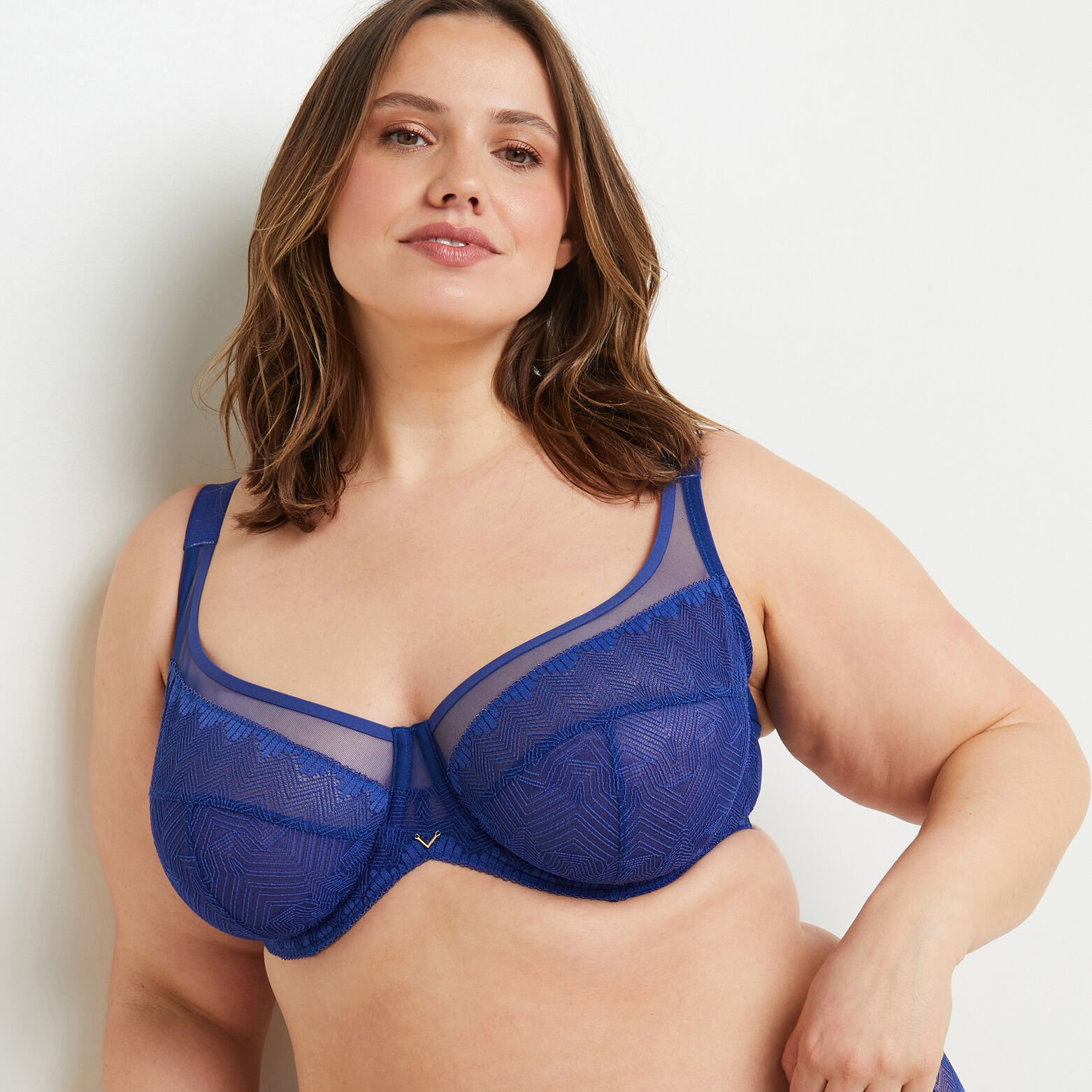 DORIS SOUTIEN GORGE FOULARD GRAND BONNET BLEU