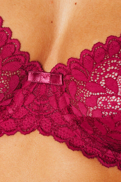 ISADORA SOUTIEN-GORGE EMBOITANT DENTELLE BORDEAUX