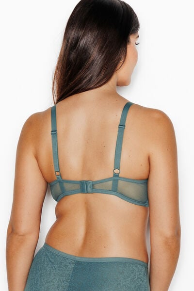 JULIANE SOUTIEN-GORGE EMBOITANT FOULARD PETROLE